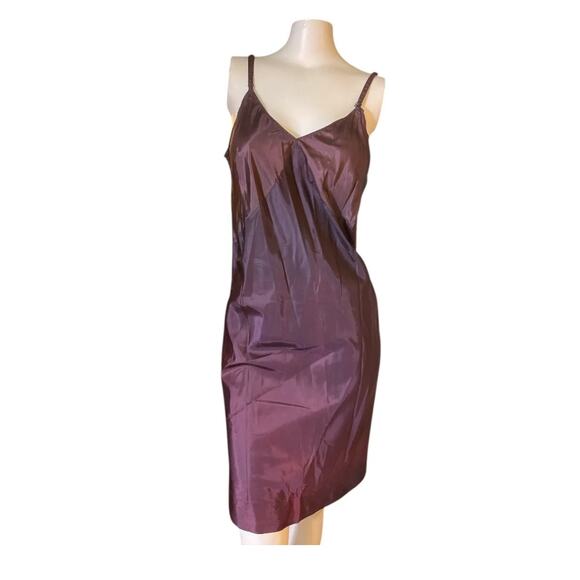 Vintage Purple Strappy Slip Dress size Medium - Picture 2 of 12
